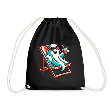 Summer Halloween Spooky Lifestyle - Drawstring Bag - black - Front