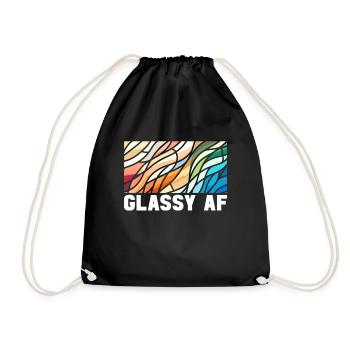 Vitrail artiste Vitrail Art - Sac de sport léger - noir - Devant