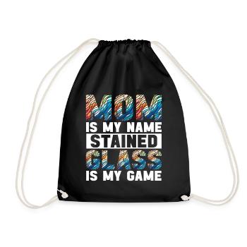 Vitrail artiste Vitrail Art - Sac de sport léger - noir - Devant