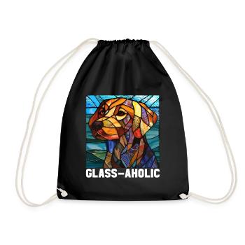 Vitrail artiste Vitrail Art - Sac de sport léger - noir - Devant
