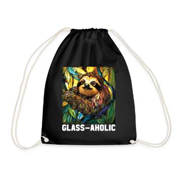 Vitrail artiste Vitrail Art - Sac de sport léger - noir - Devant