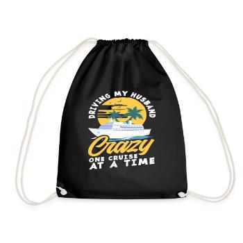 Rendre mon mari fou avec une croisière - Sac de sport léger - noir - Devant