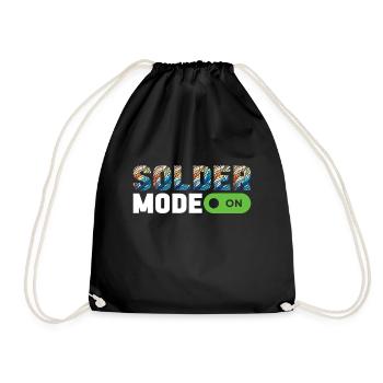 Vitrail artiste Vitrail Art - Sac de sport léger - noir - Devant