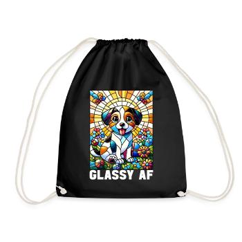 Vitrail artiste Vitrail Art - Sac de sport léger - noir - Devant