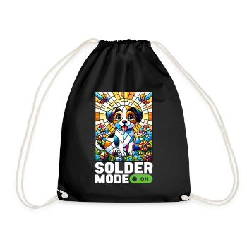 Vitrail artiste Vitrail Art - Sac de sport léger - noir - Devant
