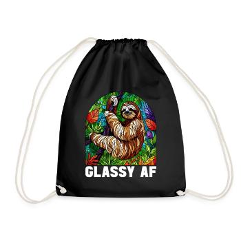 Vitrail artiste Vitrail Art - Sac de sport léger - noir - Devant