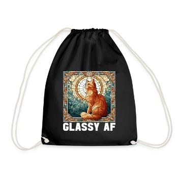 Vitrail artiste Vitrail Art - Sac de sport léger - noir - Devant