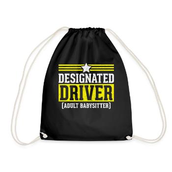 Conducteur désigné Conducteur permanent Conduite amusante - Sac de sport léger - noir - Devant