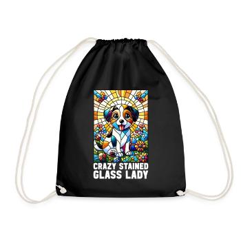 Vitrail artiste Vitrail Art - Sac de sport léger - noir - Devant