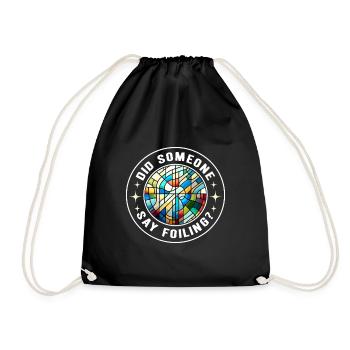 Vitrail artiste Vitrail Art - Sac de sport léger - noir - Devant