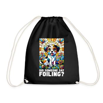 Vitrail artiste Vitrail Art - Sac de sport léger - noir - Devant