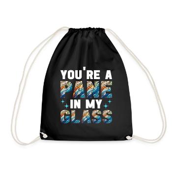 Vitrail artiste Vitrail Art - Sac de sport léger - noir - Devant