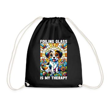 Vitrail artiste Vitrail Art - Sac de sport léger - noir - Devant