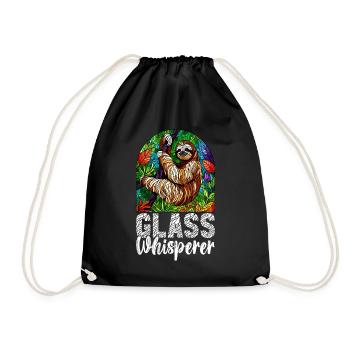Vitrail artiste Vitrail Art - Sac de sport léger - noir - Devant