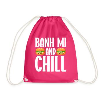 Banh Mi Sandwich Cuisine de rue vietnamienne - Sac de sport léger - fuchsia - Devant
