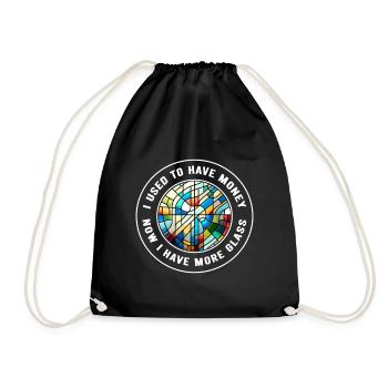 Vitrail artiste Vitrail Art - Sac de sport léger - noir - Devant