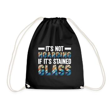 Vitrail artiste Vitrail Art - Sac de sport léger - noir - Devant