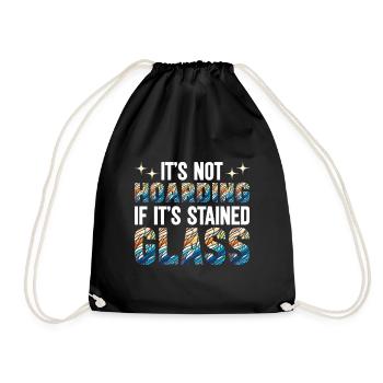 Vitrail artiste Vitrail Art - Sac de sport léger - noir - Devant
