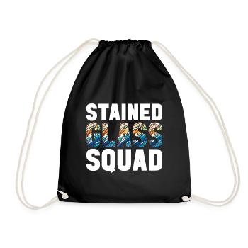 Vitrail artiste Vitrail Art - Sac de sport léger - noir - Devant