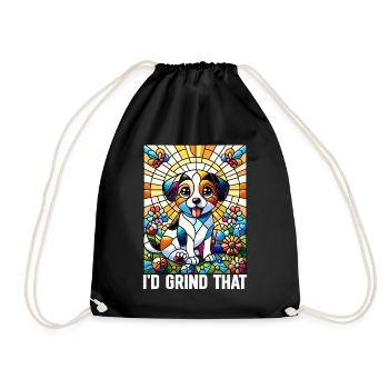 Vitrail artiste Vitrail Art - Sac de sport léger - noir - Devant