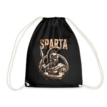Guerriers de Sparte Grèce antique - Sac de sport léger - noir - Devant