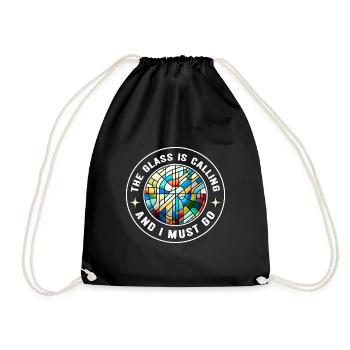 Vitrail artiste Vitrail Art - Sac de sport léger - noir - Devant