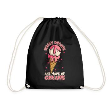 Sweet Dreams Are Made Of Creams Gelato Maker - Sac de sport léger - noir - Devant