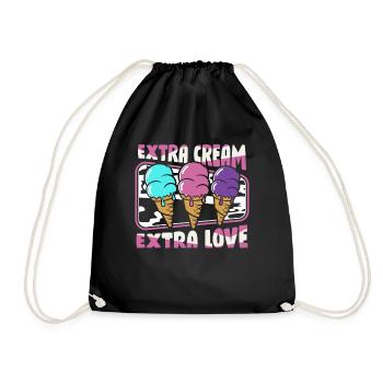 Extra Cream Extra Love Maker Gelato Frozen - Sac de sport léger - noir - Devant