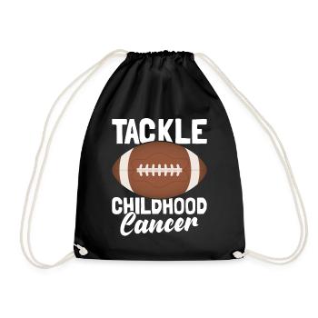 Krebs Im Kindesalter Childhood Cancer Awareness - Turnbeutel - Schwarz - Vorne