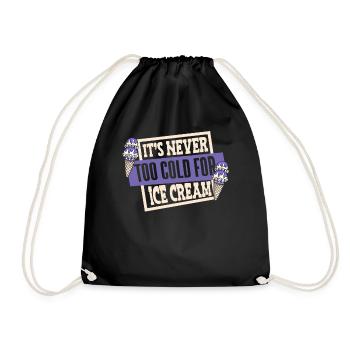 Il ne fait jamais trop froid pour la sorbetière Gelato - Sac de sport léger - noir - Devant