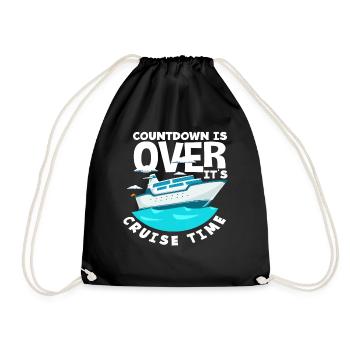 Countdown is over, it's cruise time - Drawstring Bag - black - Front