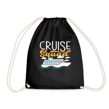 Aventure de vacances pour l’équipage de croisière - Sac de sport léger - noir - Devant