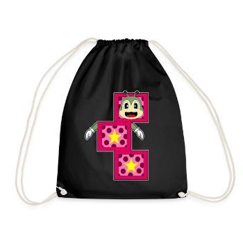 Caterpillar Wizard Magic - Drawstring Bag - black - Front