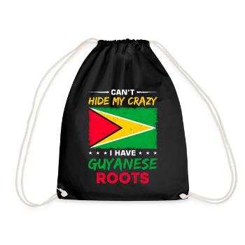 Proud Guyanese - Drawstring Bag - black - Front