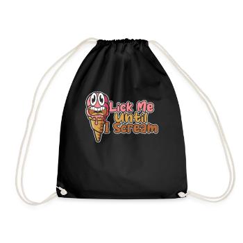 Lèche-moi jusqu’à ce que je crie Maker Gelato Frozen - Sac de sport léger - noir - Devant