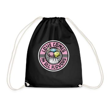 L’amour vient dans toutes les saveurs Gelato Maker Lover Ice - Sac de sport léger - noir - Devant
