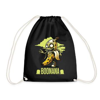 Lustiges Bananen Zombie Zombie Boonana - Turnbeutel - Schwarz - Vorne