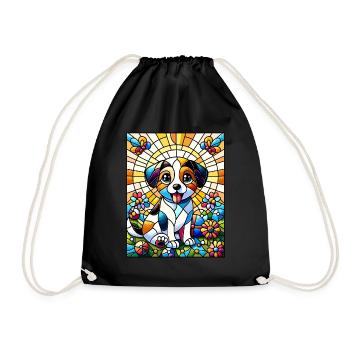 Vitrail artiste Vitrail Art - Sac de sport léger - noir - Devant