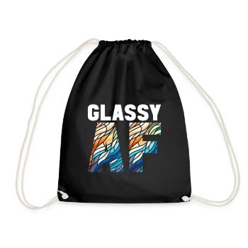 Vitrail artiste Vitrail Art - Sac de sport léger - noir - Devant