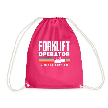 Gabelstaplerfahrer Limited Edition - Turnbeutel - Fuchsia - Vorne
