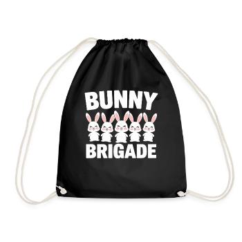Bunnies Groups Design Bunnies Brigade - Sac de sport léger - noir - Devant