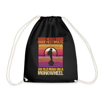 EUC Monowheel - Turnbeutel - Schwarz - Vorne