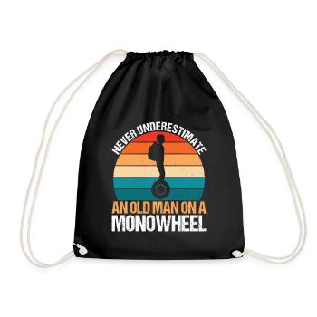 EUC Monowheel - Drawstring Bag - black - Front