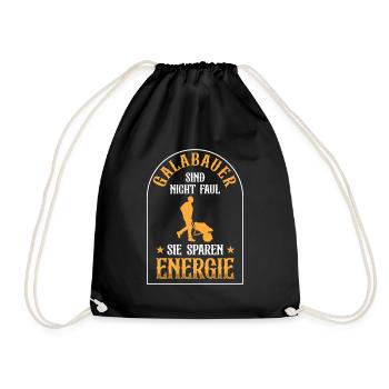 L’agriculteur paysagiste n’est pas paresseux Aménagement paysager - Sac de sport léger - noir - Devant