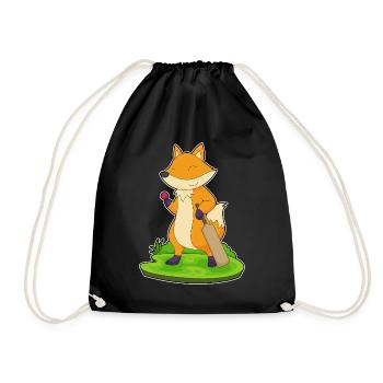 Fox Cricket Cricket Bat - Drawstring Bag - black - Front