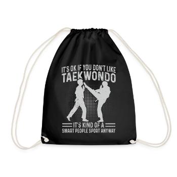 Ce n’est pas grave si vous n’aimez pas le taekwondo... C’est un peu o - Sac de sport léger - noir - Devant