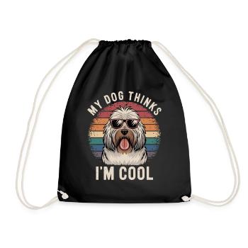 Maremma abruzzo shepherd Maremmano - Drawstring Bag - black - Front