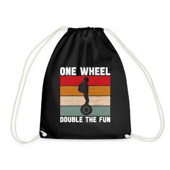 EUC Monowheel - Turnbeutel - Schwarz - Vorne