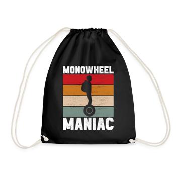 EUC Monowheel - Drawstring Bag - black - Front