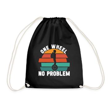 EUC Monowheel - Drawstring Bag - black - Front